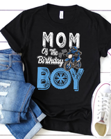 Mom Of The Birthday Boy Dirt Bike B-day Motocross Party T-Shirt Unisex Standard T-Shirt black s